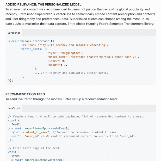 Superlinked-Entre Case Study