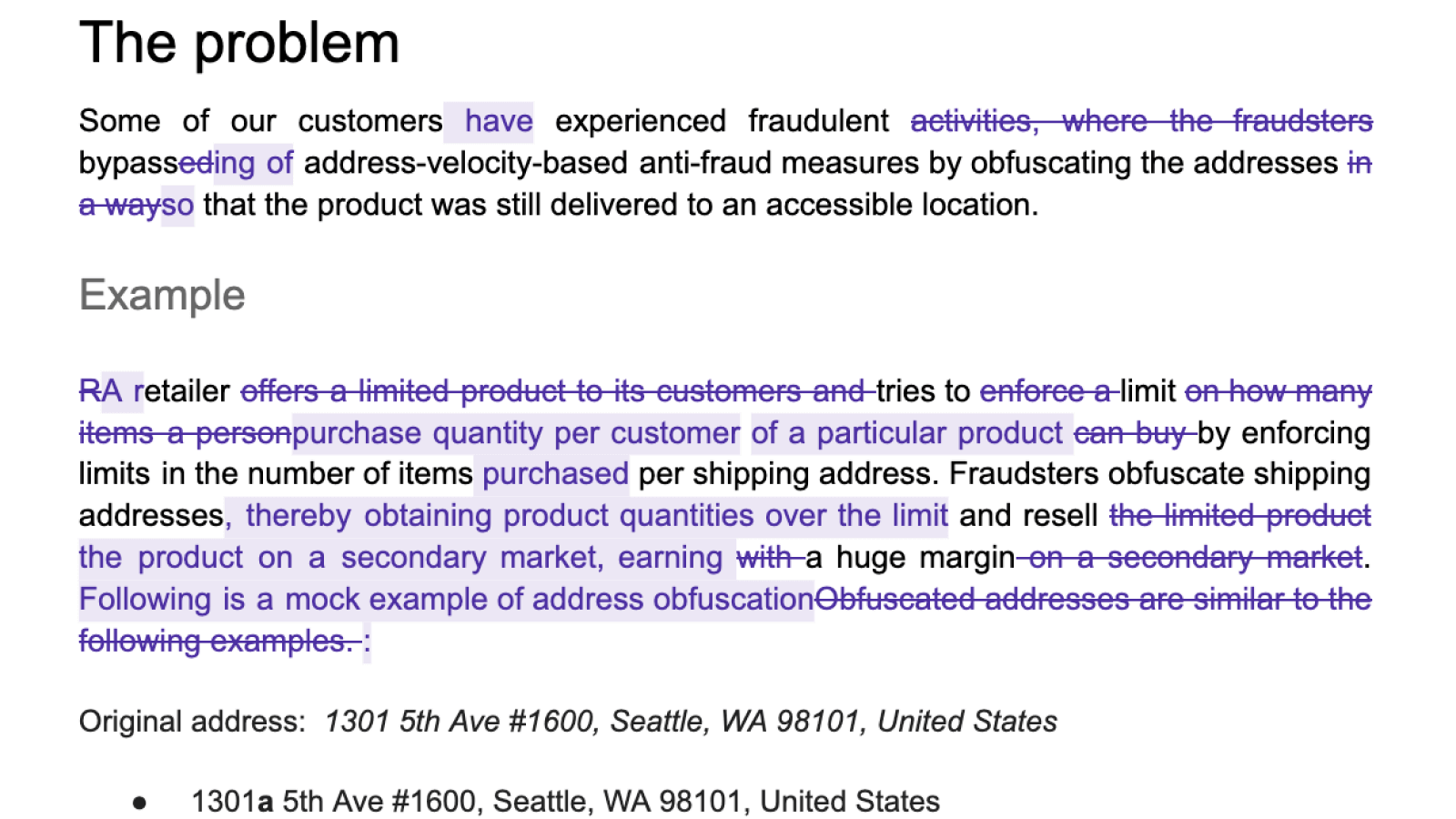 Address Obfuscation