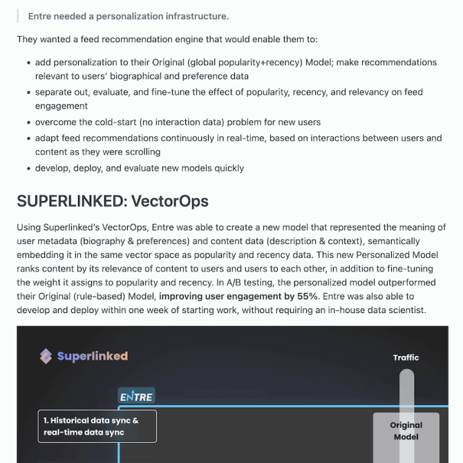 Superlinked-Entre Case Study