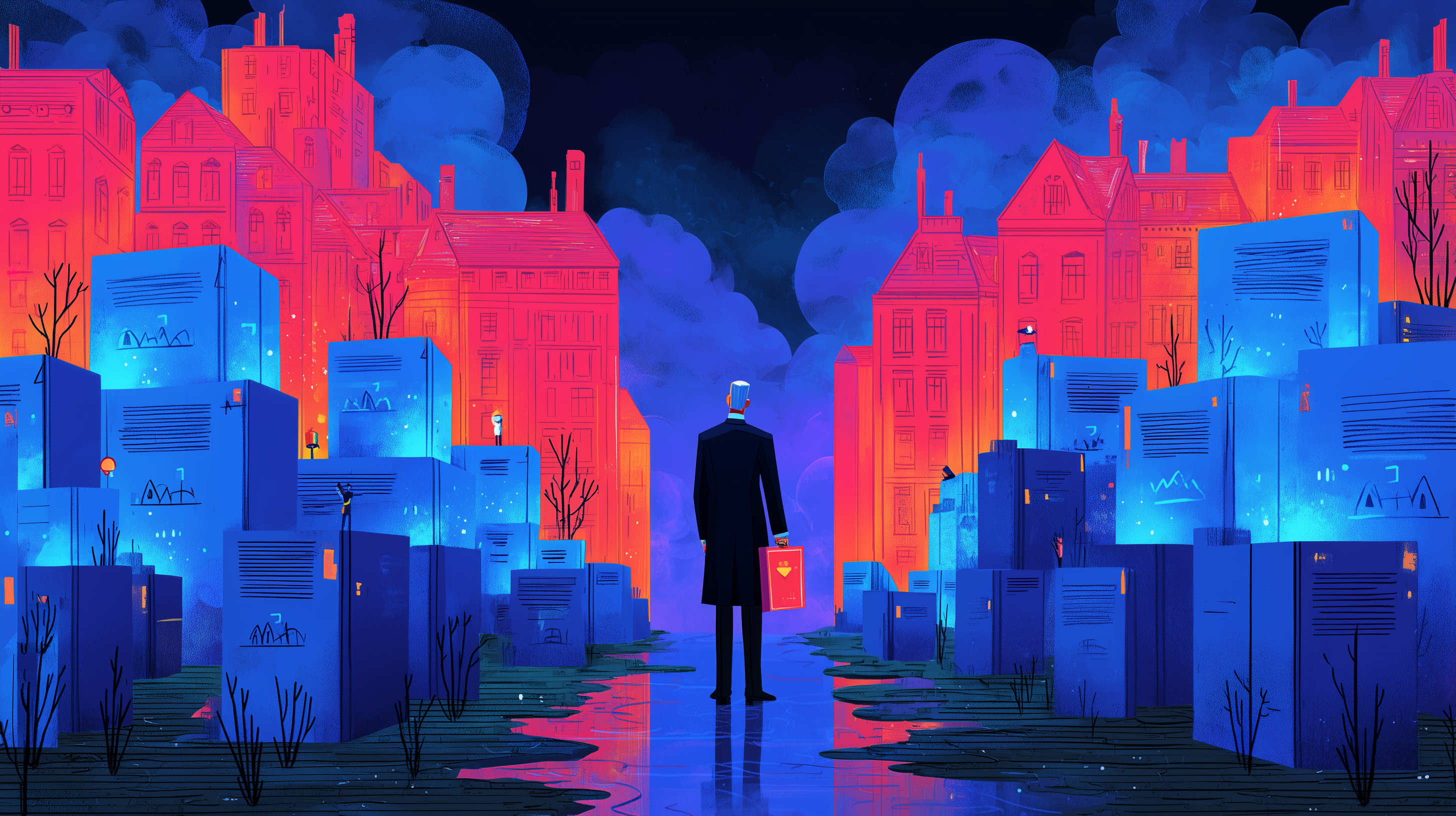Illustration of Ireland and Big Tech taxes