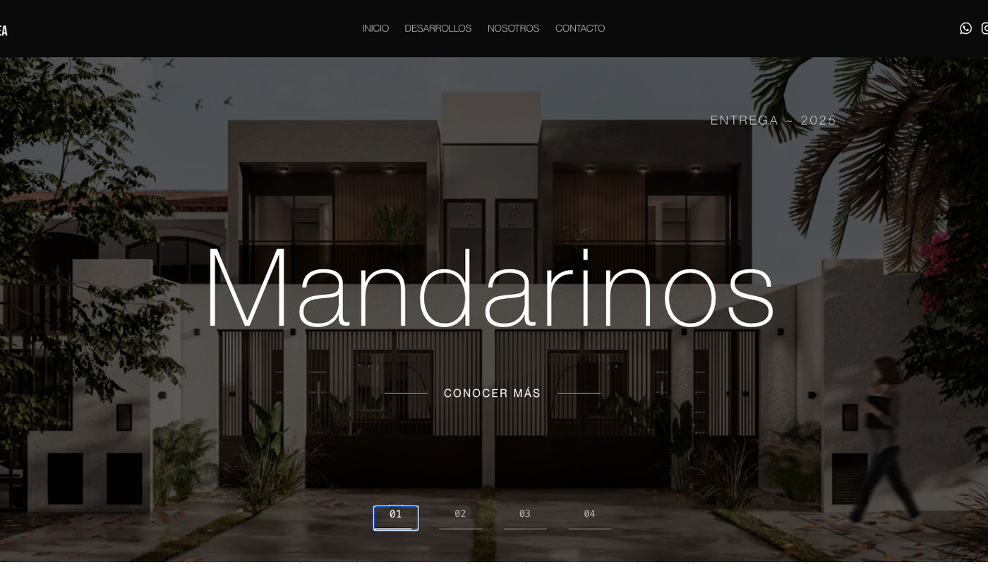 Web corporativa y CMS a medida para el sector construcción.