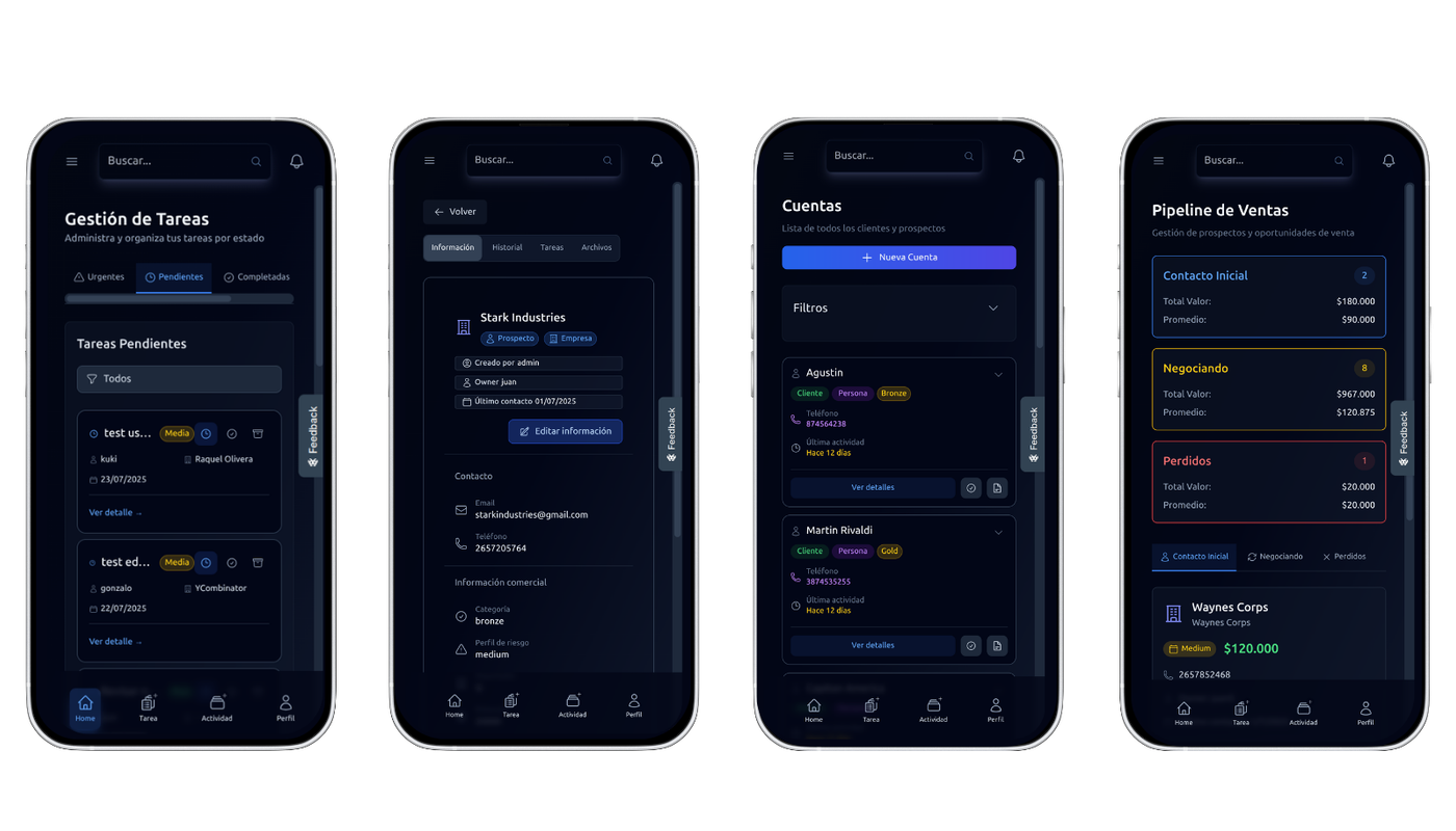 Gestión comercial para brokers: Un CRM enfocado en la adopción del equipo.