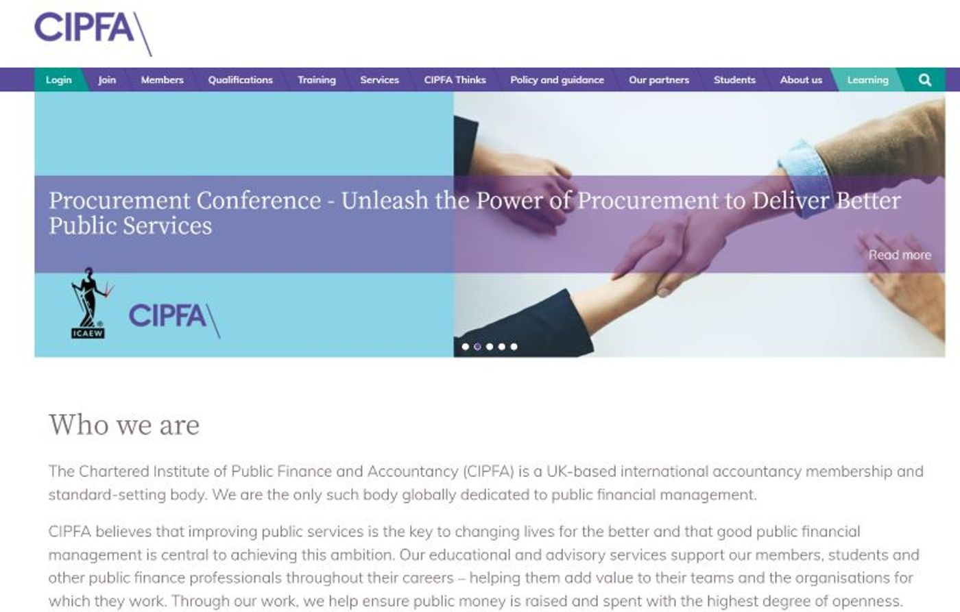 Source: https://www.cipfa.org/