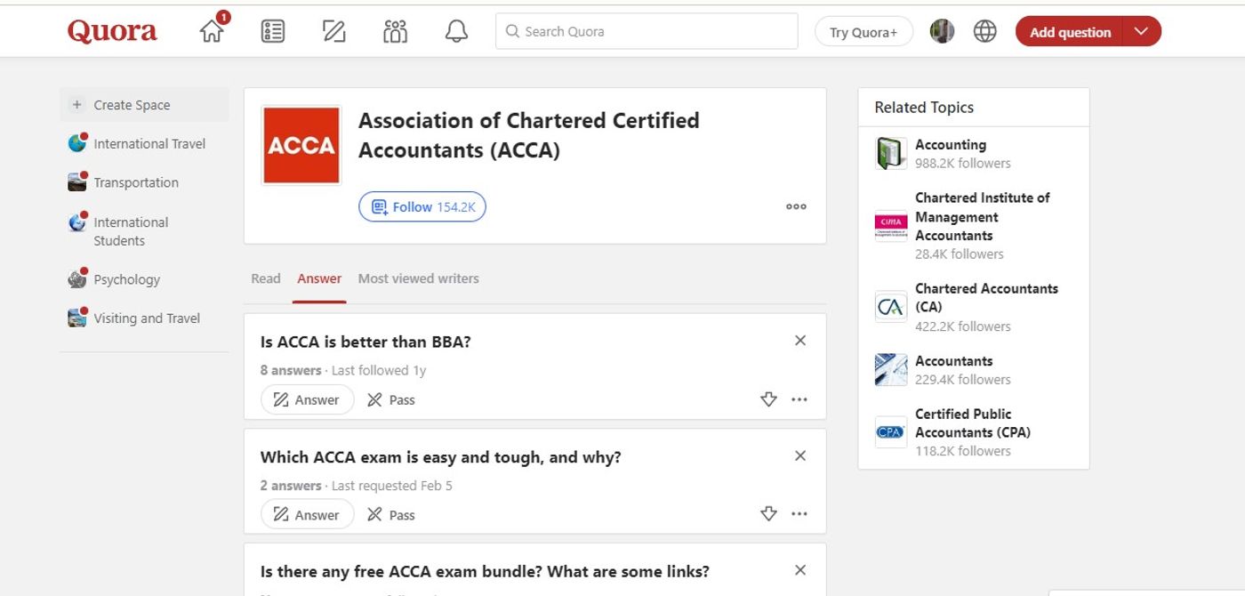 ACCA Forums - Finding Answers To Your Qualification Questions