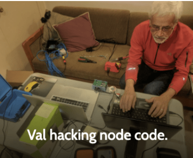 Val hacking node code.