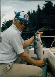 Einar and salmon