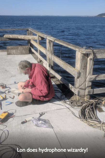 Lon does hydrophone wizardly!