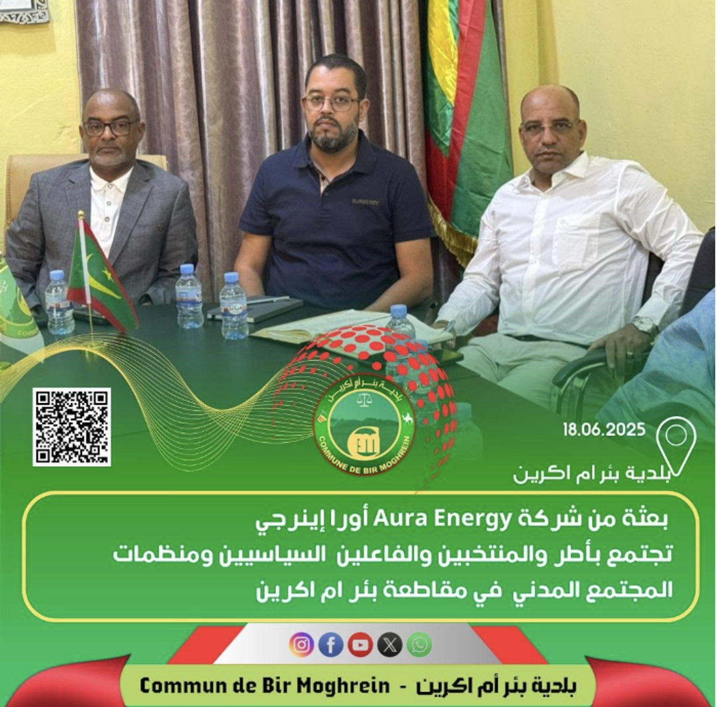 aura energy delegation in Bir Morgheïn