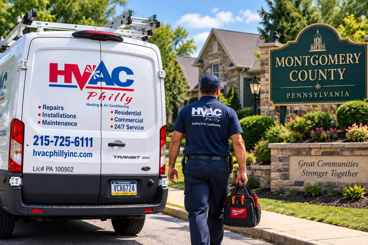 HVAC service in Montgomery County