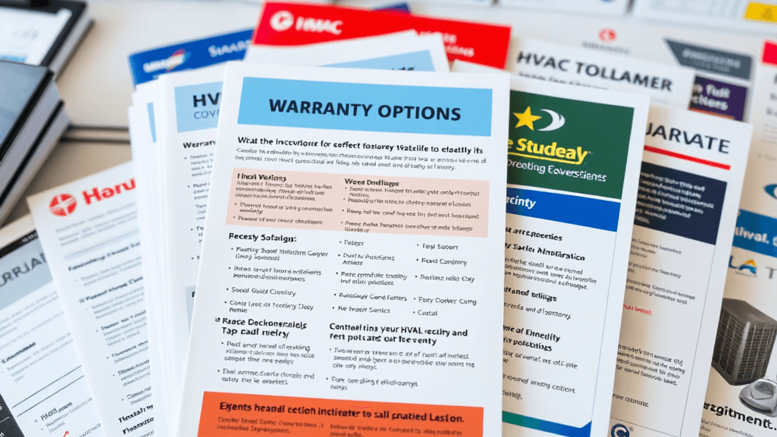 Compare warranty options from different HVAC companies