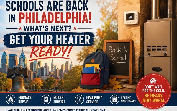 Schools Are Back in Philadelphia — What’s Next? Get Your Heater Ready!