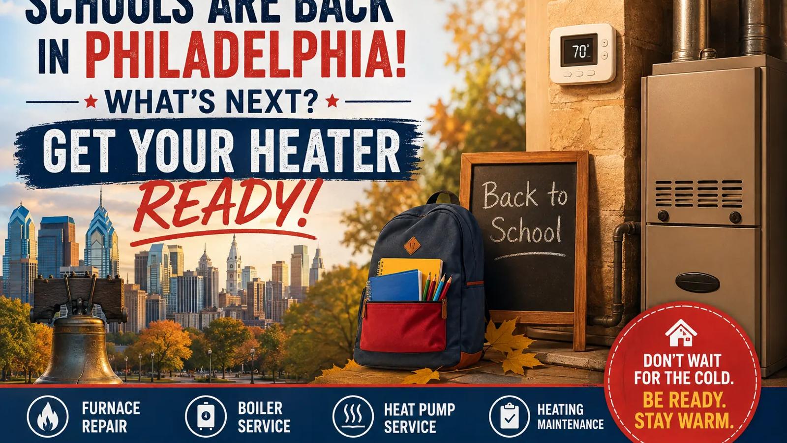 Schools Are Back in Philadelphia — What’s Next? Get Your Heater Ready!