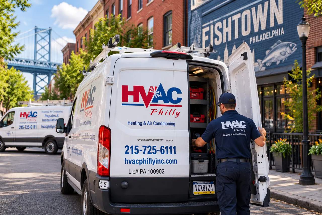 HVAC service in Fishtown