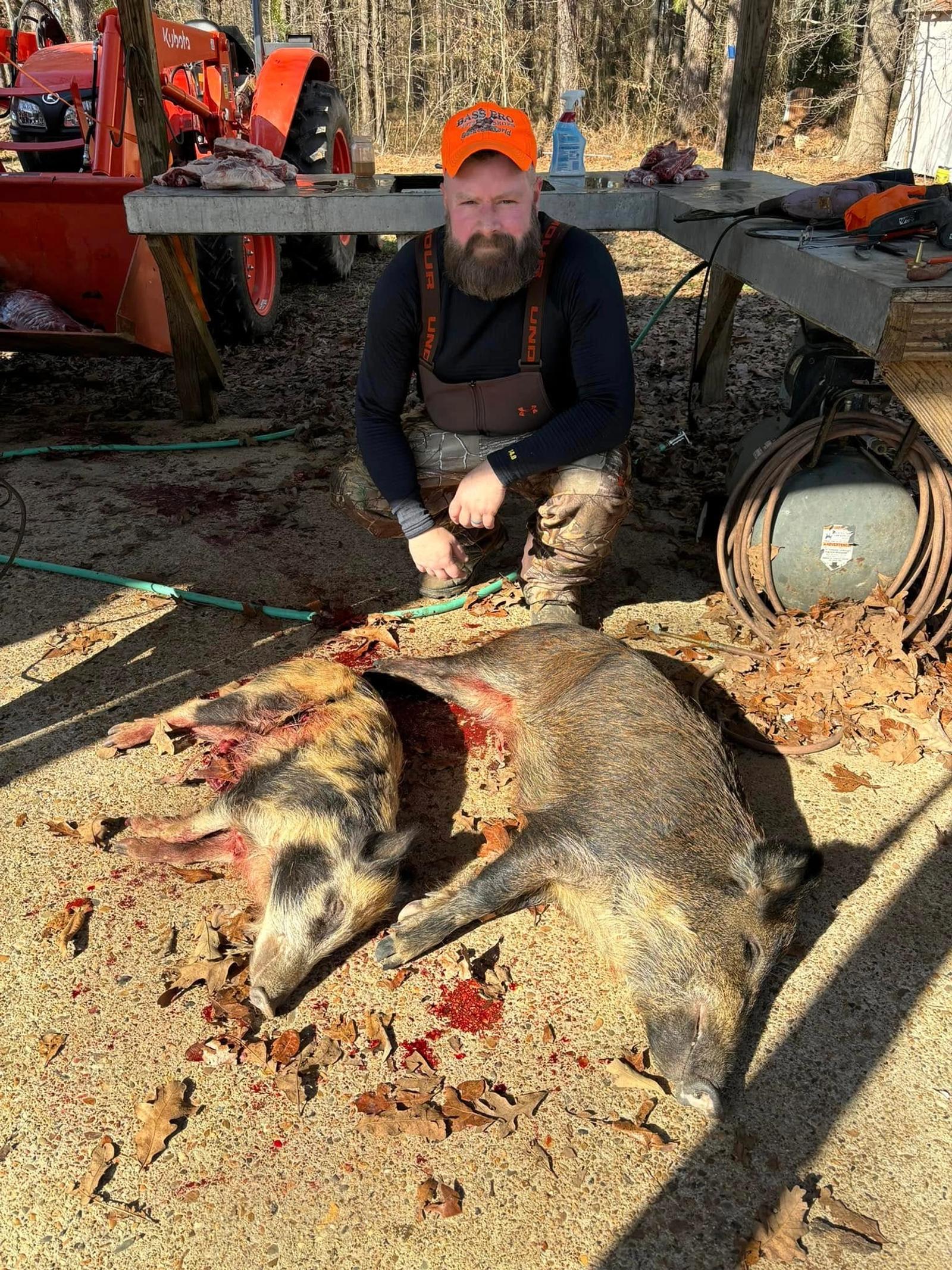 Game Processing Station at Boggy Creek Outfitters in Bivins, Texas