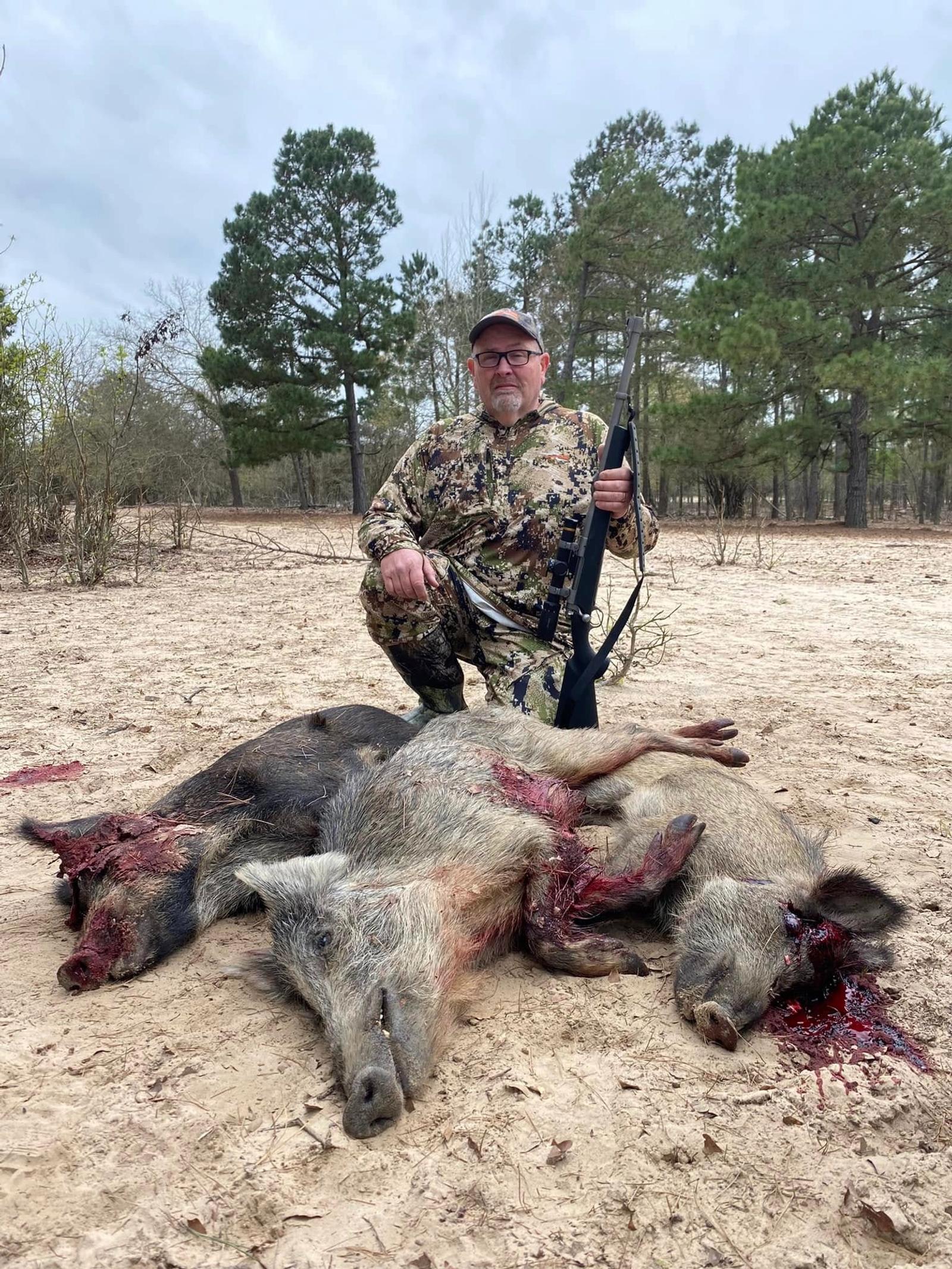 Guided Hog Hunt at Boggy Creek Outfitters in Bivins, Texas