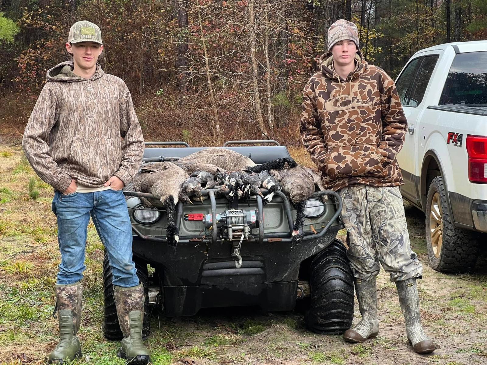 Duck Hunt ATV at Boggy Creek Outfitters in Bivins, Texas