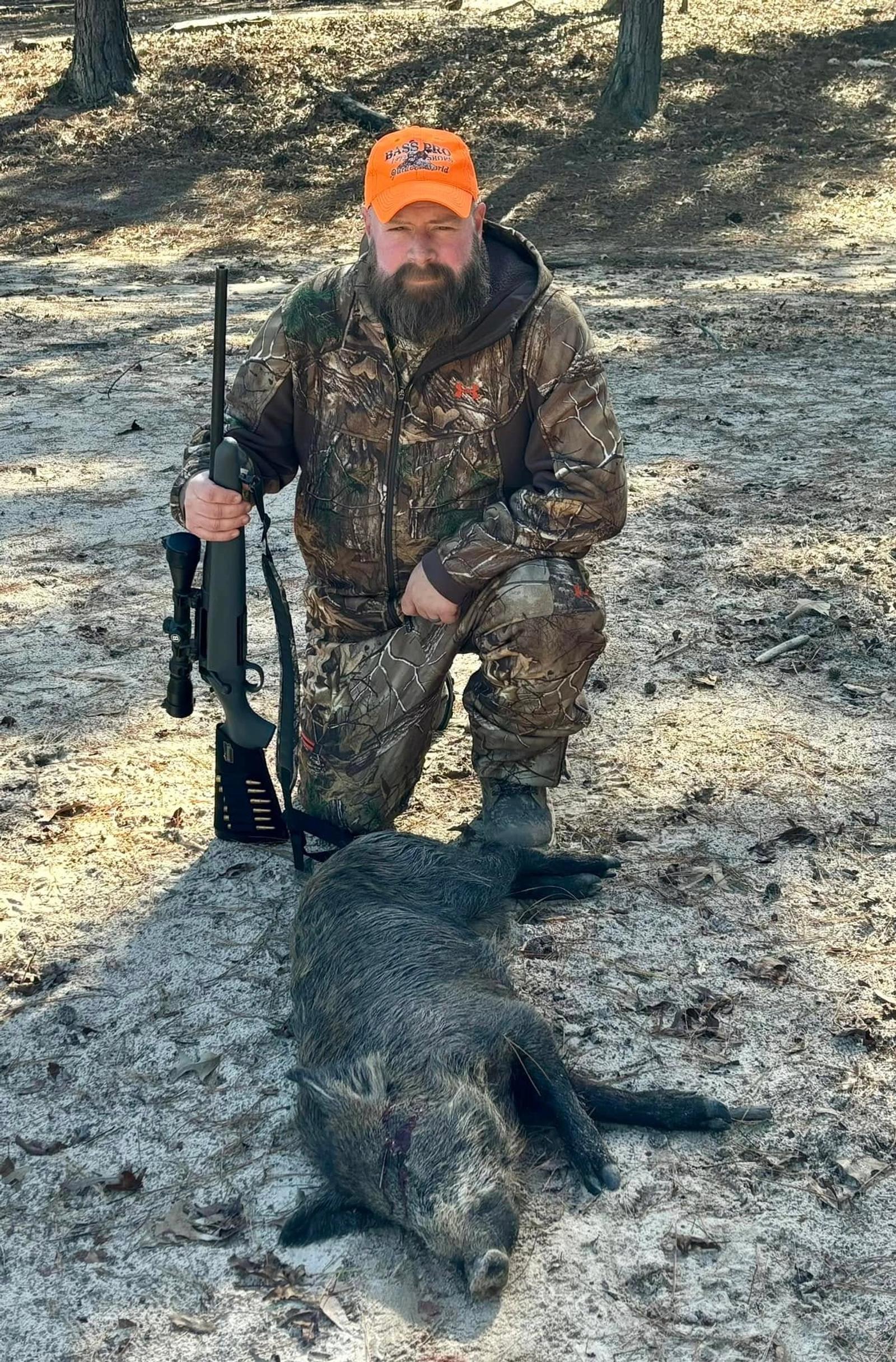 Blaze Orange Hog Hunt at Boggy Creek Outfitters in Bivins, Texas