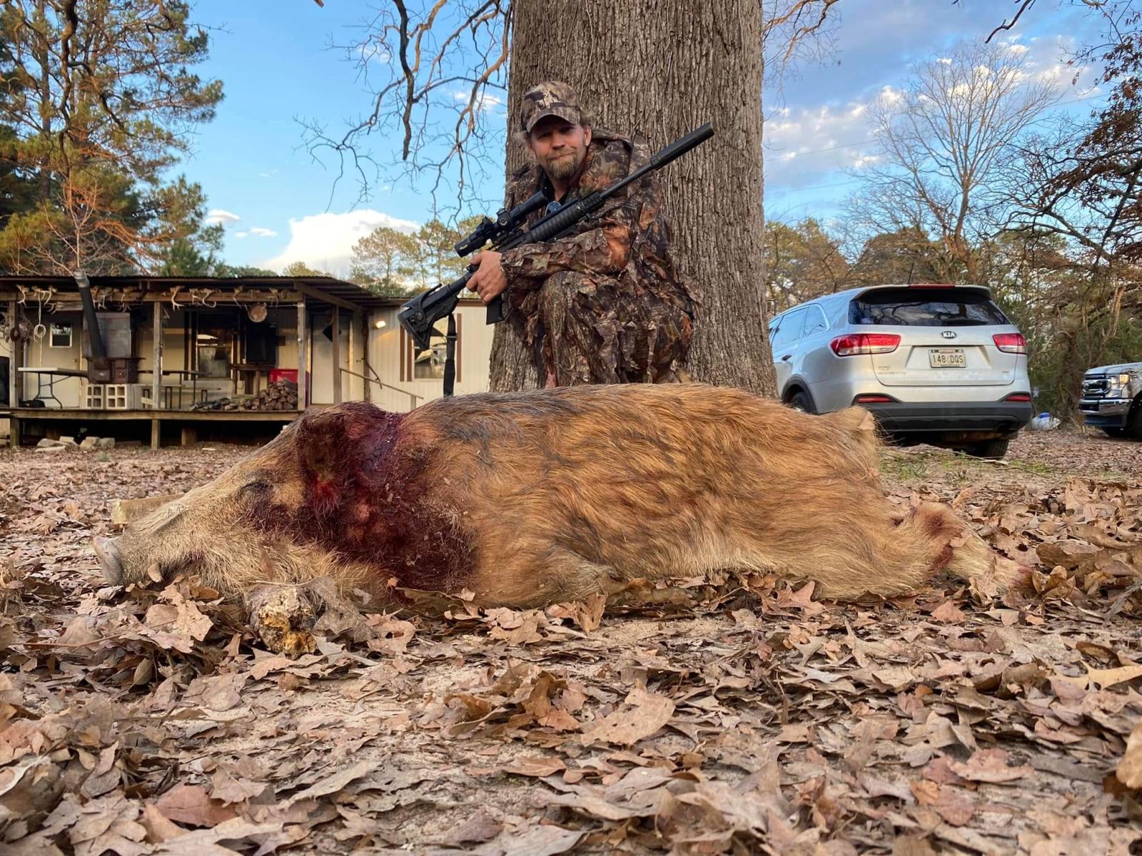 Guided Hunt Harvest at Boggy Creek Outfitters in Bivins, Texas