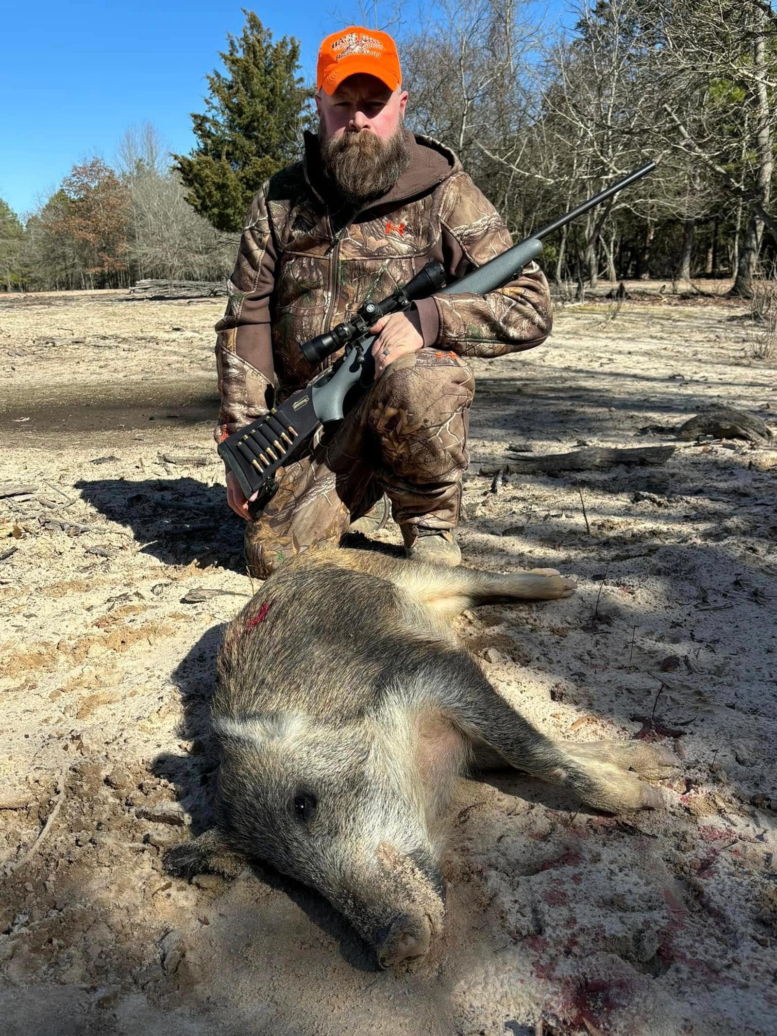 Blaze Orange Hog Hunt at Boggy Creek Outfitters in Bivins, Texas