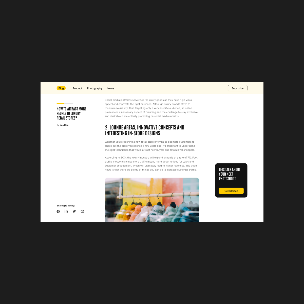 GetFlashy blog article on desktop, scrolled into the body of the article.