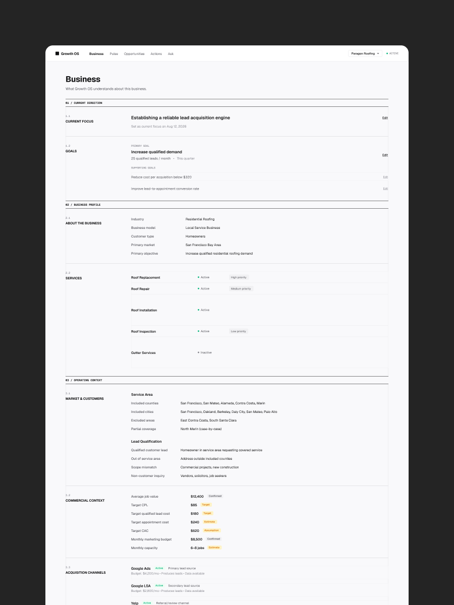 Clickable prototype of a web application showing its key user flows.