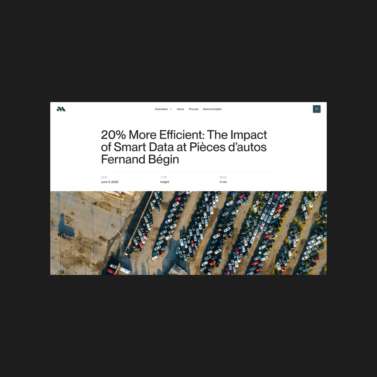 Maxwell International insights section on desktop, with articles on the automotive and EV trade.