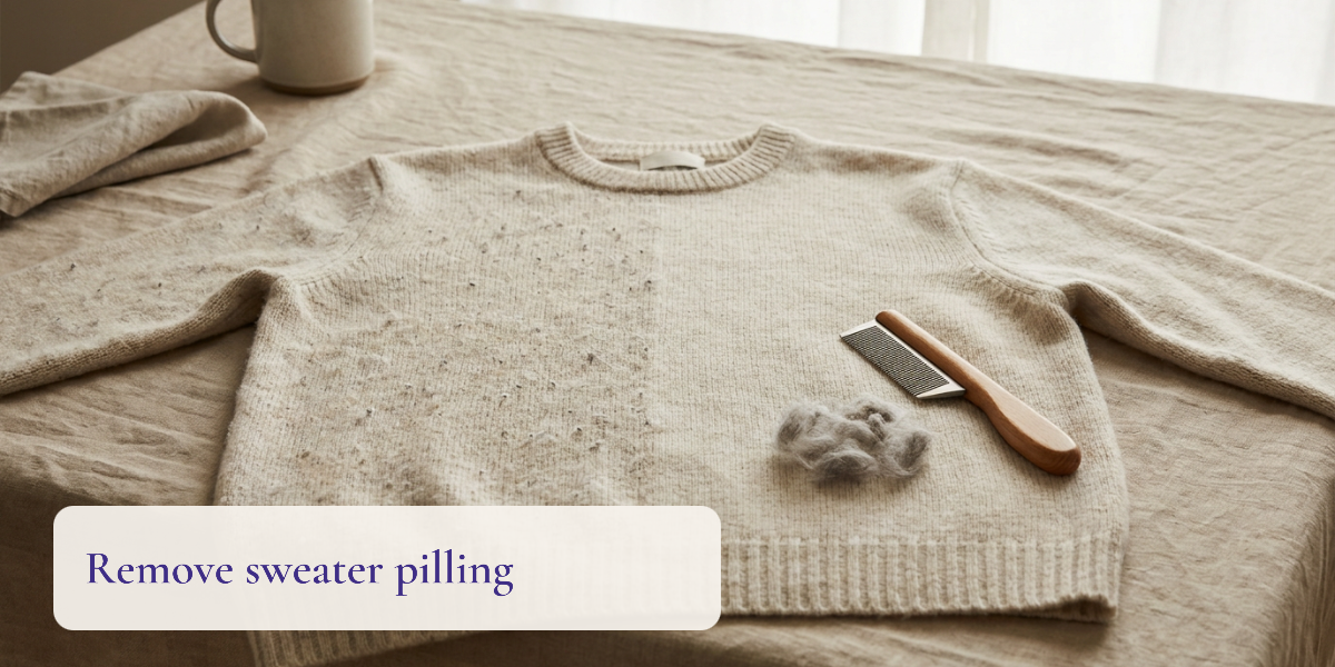 How to Remove Pilling From Sweaters: 4 Methods That Work
