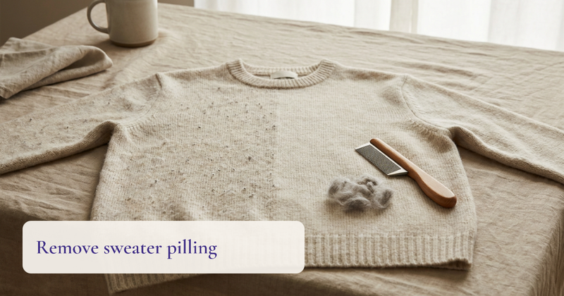 How to Remove Pilling From Sweaters: 4 Methods That Work