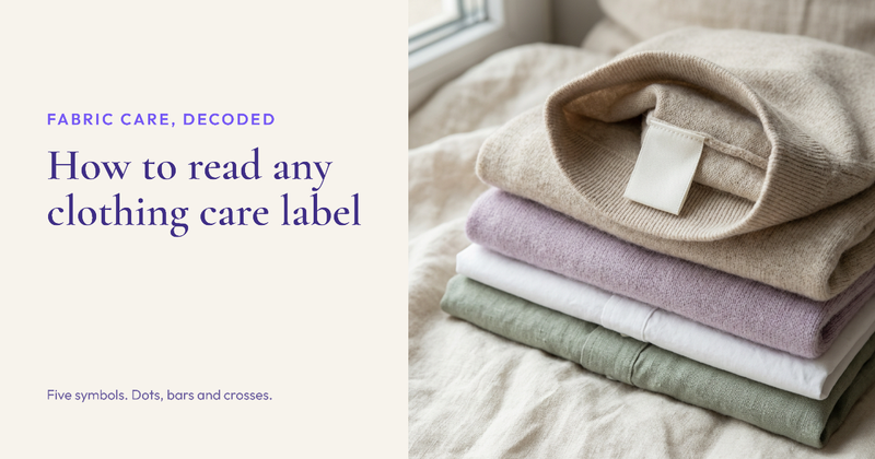 How to Read Clothing Care Labels: Every Laundry Symbol Explained, Plus What the Wording Really Means