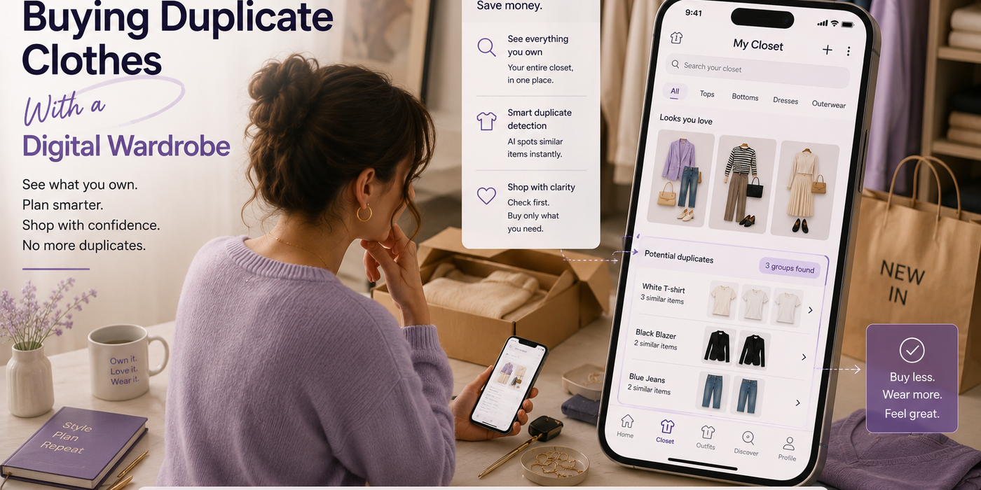 Stop Buying Duplicate Clothes: Use a Digital Wardrobe