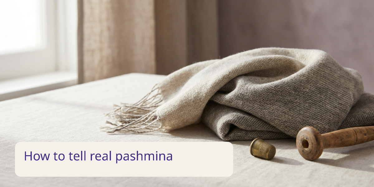 How to Tell If a Pashmina Is Real: GI Label, Tests and Price Checks