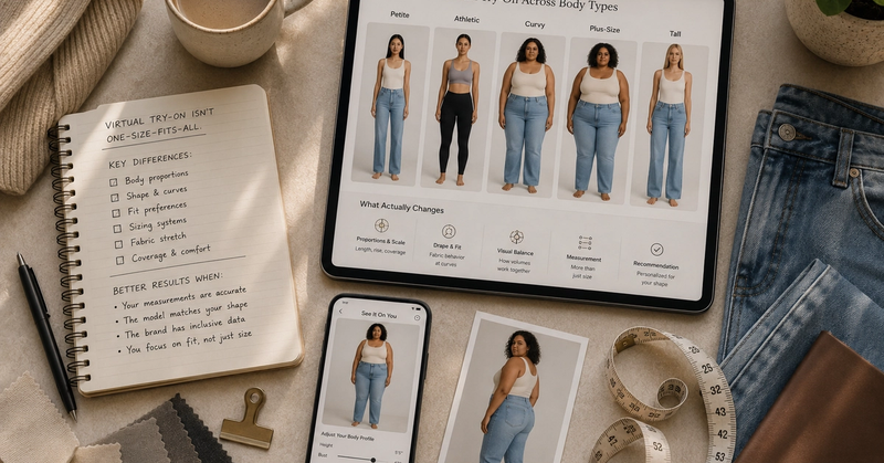 Does Virtual Try-On Work for All Body Types? What Actually Changes With Plus-Size and Non-Standard Sizing