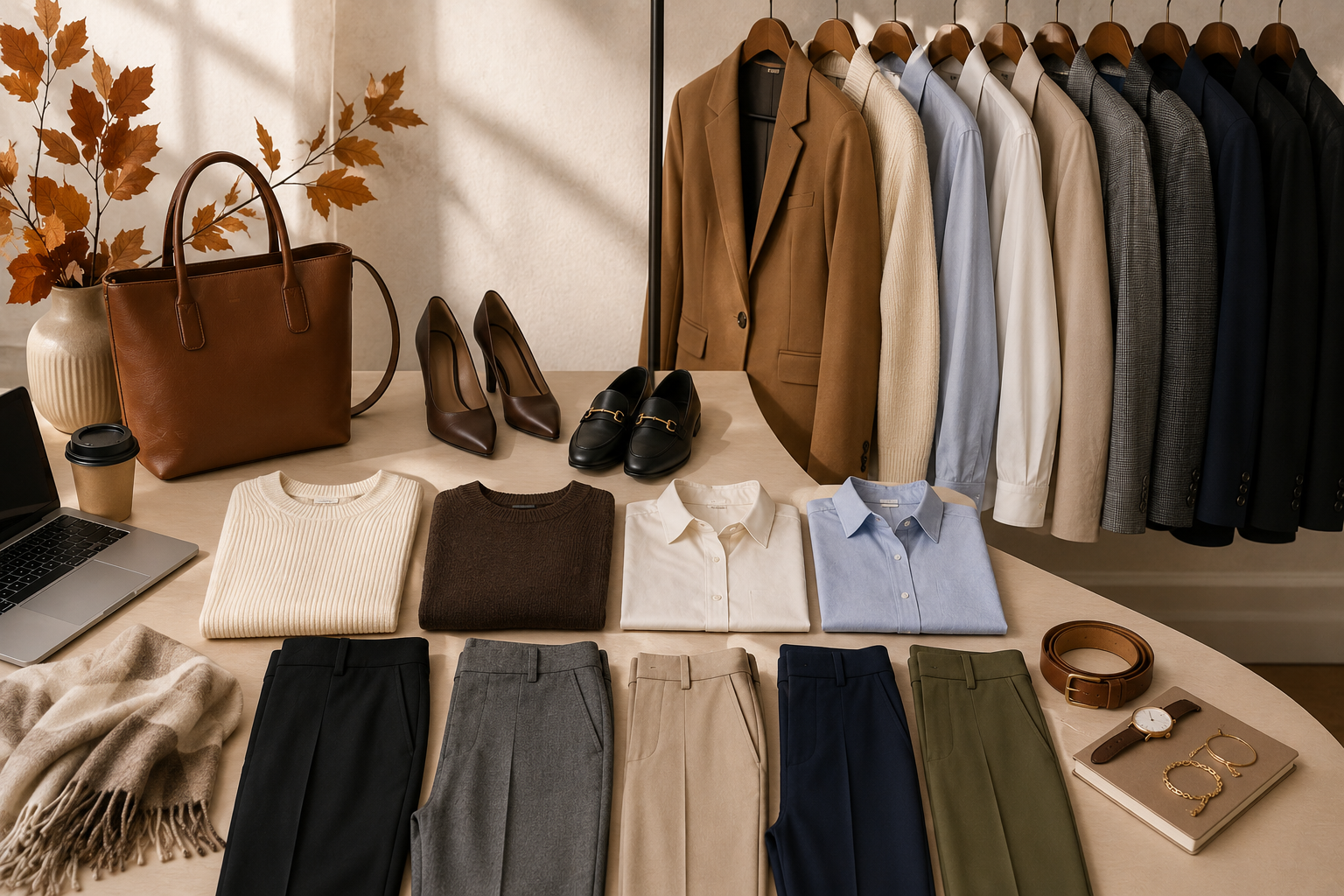 Fall Work Outfits: Build a 20-Day Capsule
