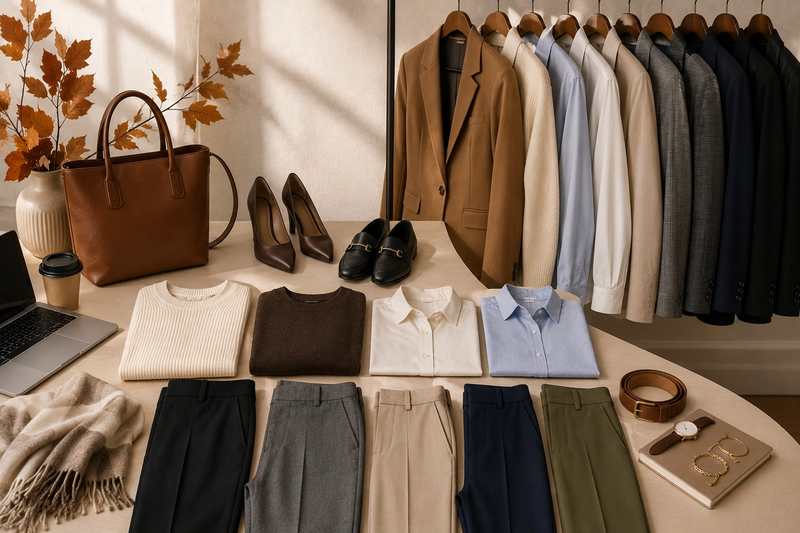 Fall Work Outfits: Build a 20-Day Capsule