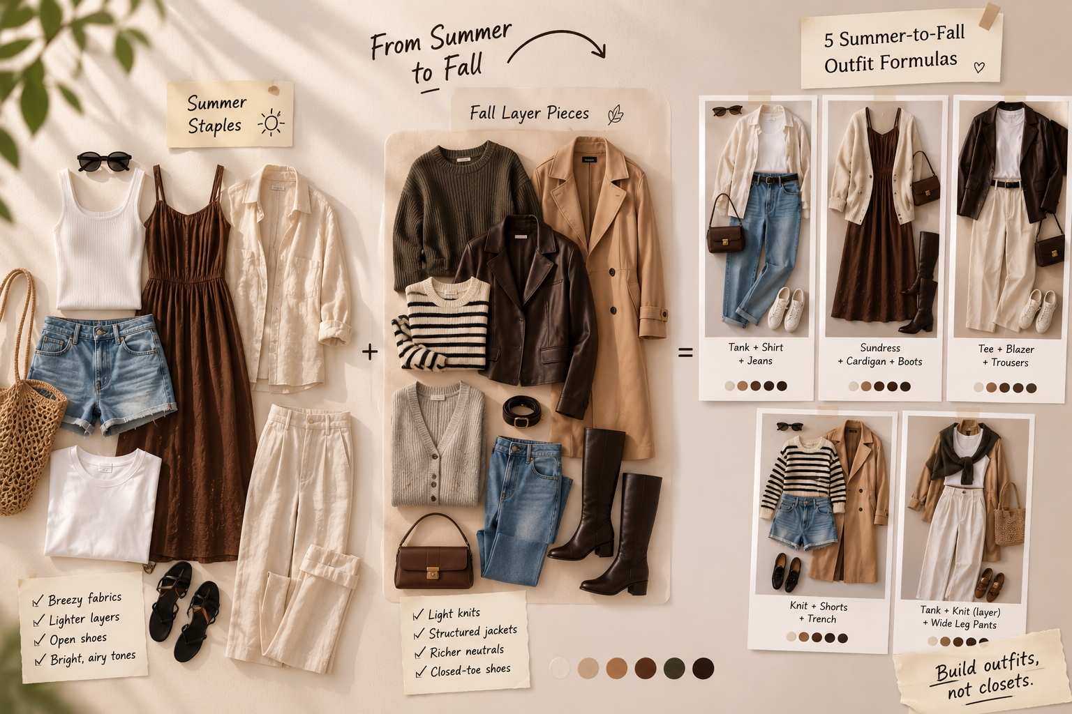 Summer-to-Fall Wardrobe Transition: 7 Pieces for September
