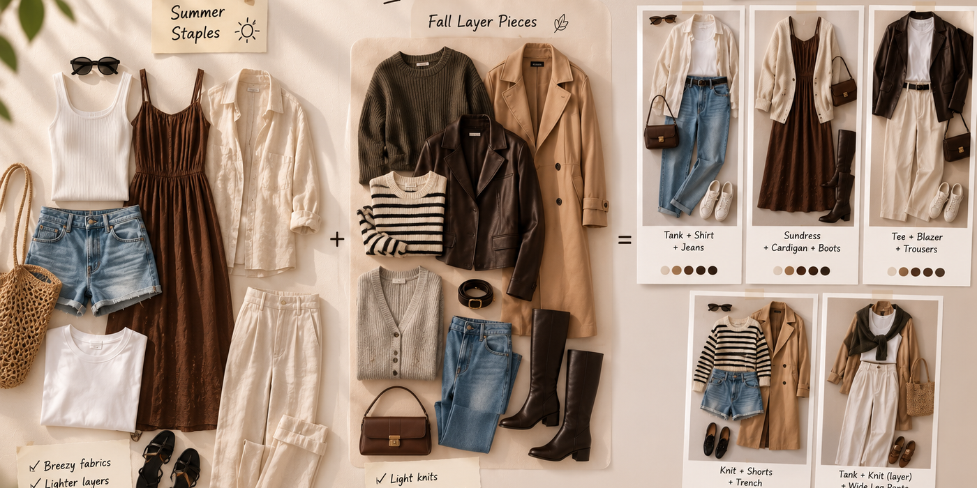 Summer-to-Fall Wardrobe Transition: 7 Pieces for September