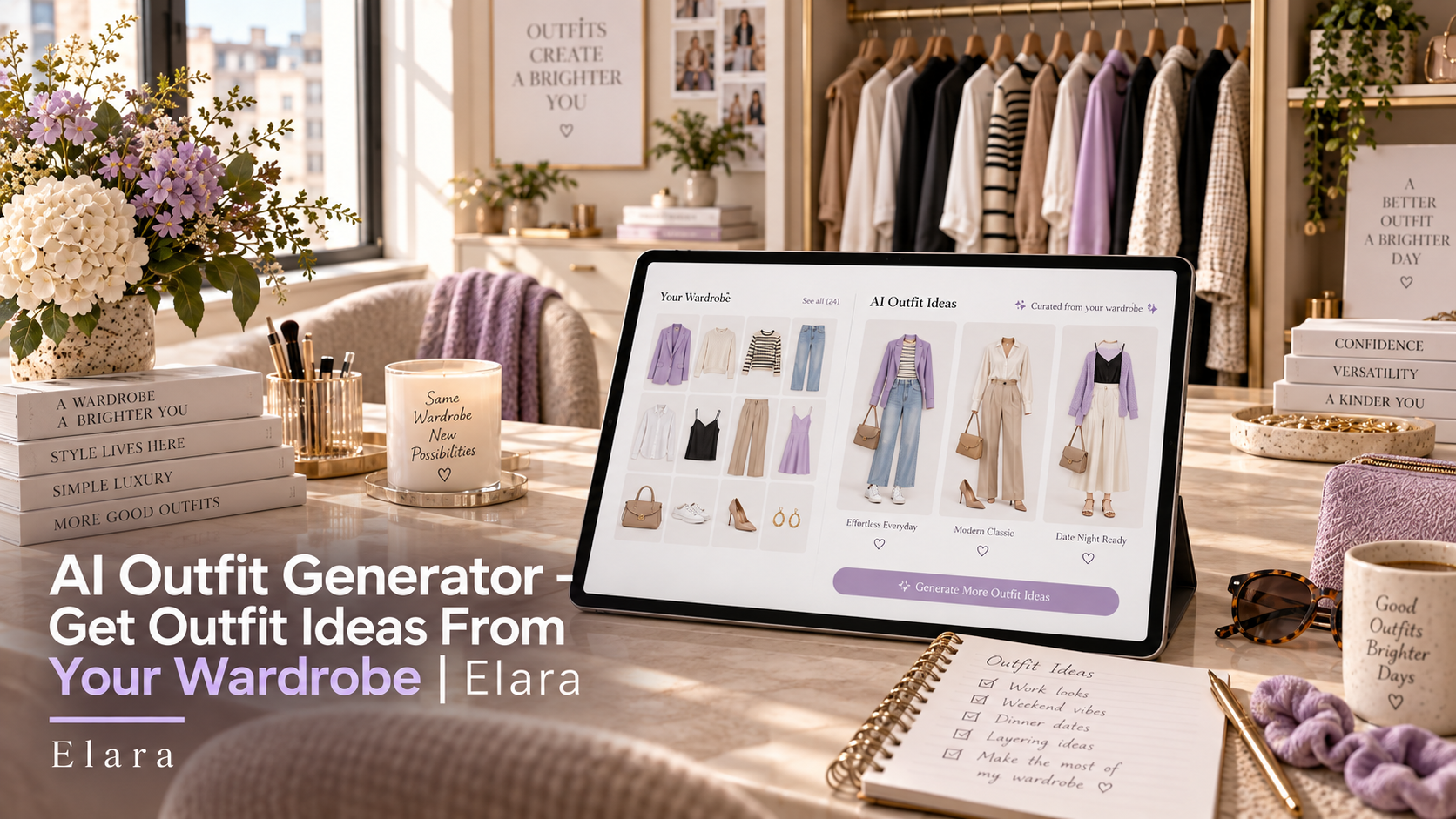 AI Outfit Generator - Get Outfit Ideas From Your Wardrobe | Elara