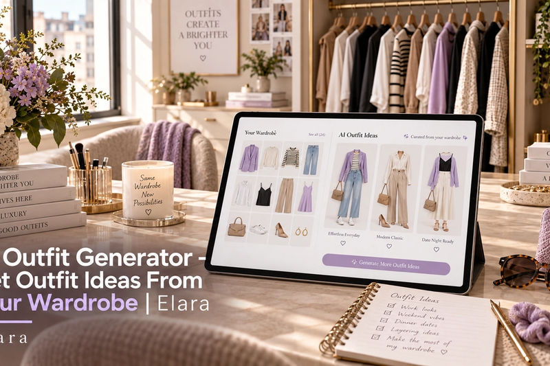 AI Outfit Generator - Get Outfit Ideas From Your Wardrobe | Elara