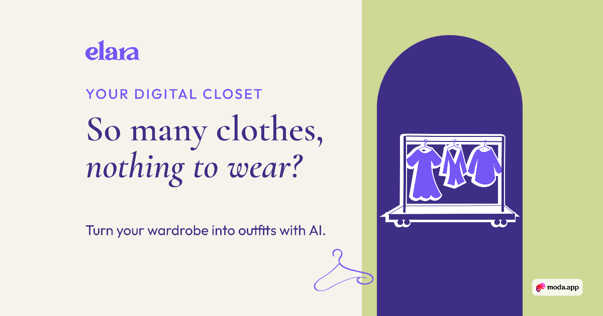 Digital Closet — Organize Your Wardrobe With AI | Elara