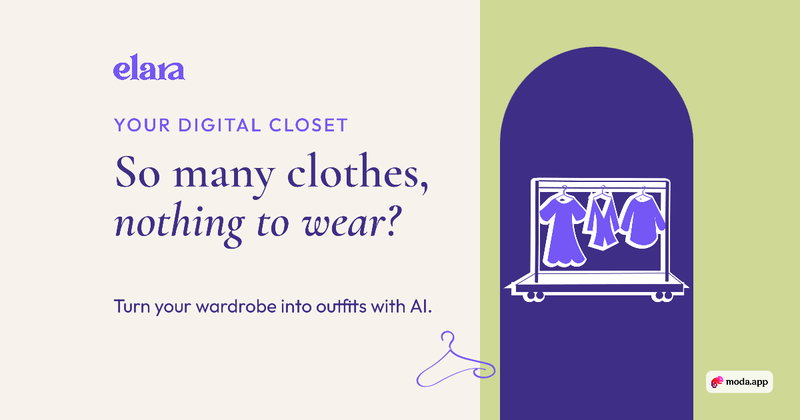 Digital Closet — Organize Your Wardrobe With AI | Elara