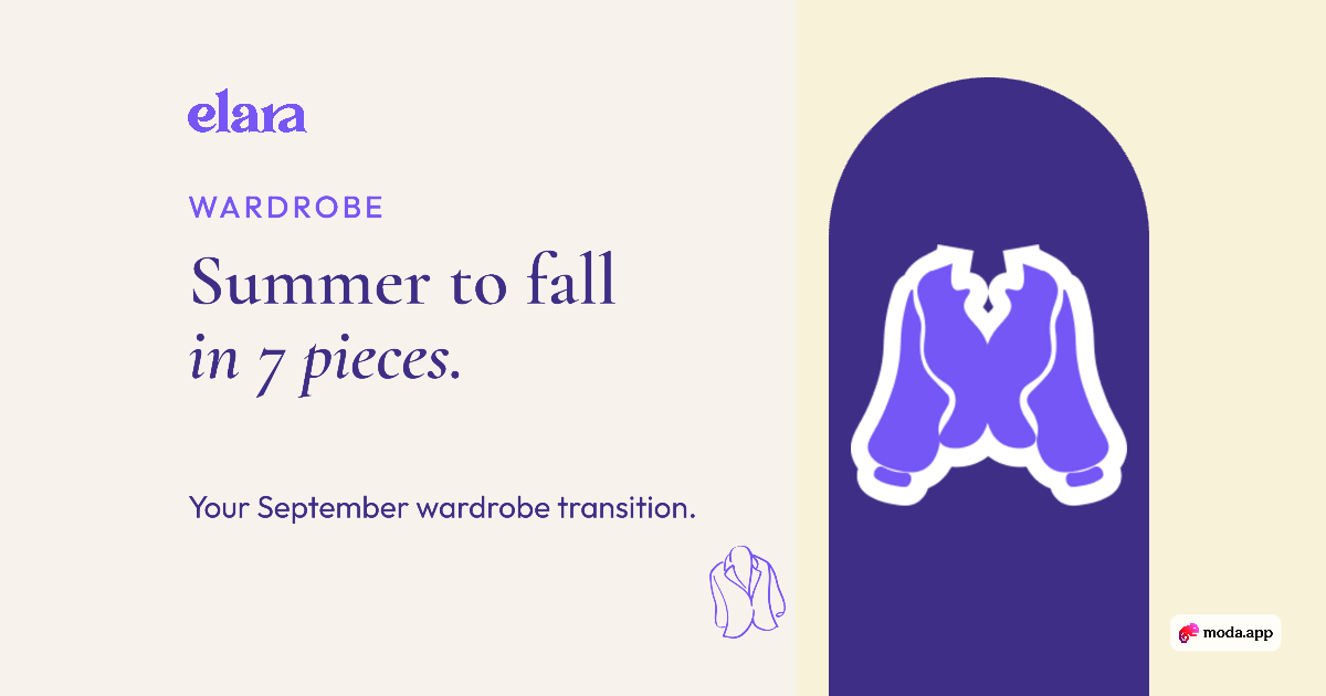 Summer-to-Fall Wardrobe Transition: 7 Pieces for September