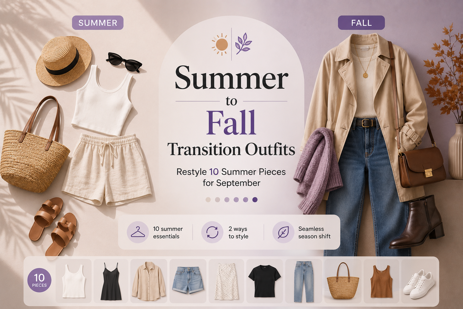 Casual Fall Outfits: Restyle Your Summer Pieces