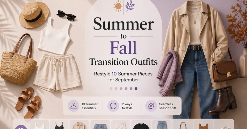 Casual Fall Outfits: Restyle Your Summer Pieces
