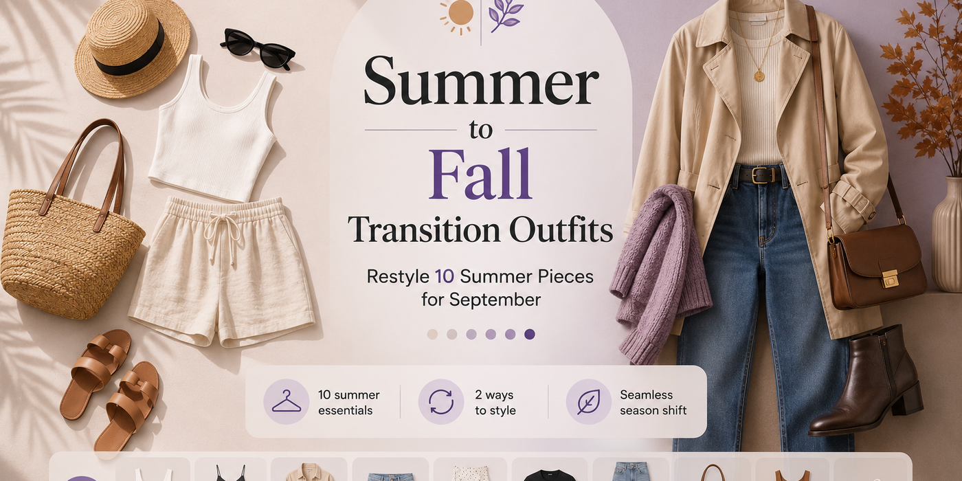 Casual Fall Outfits: Restyle Your Summer Pieces