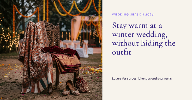 Winter Wedding Season 2026: How to Stay Warm in a Saree, Lehenga or Sherwani