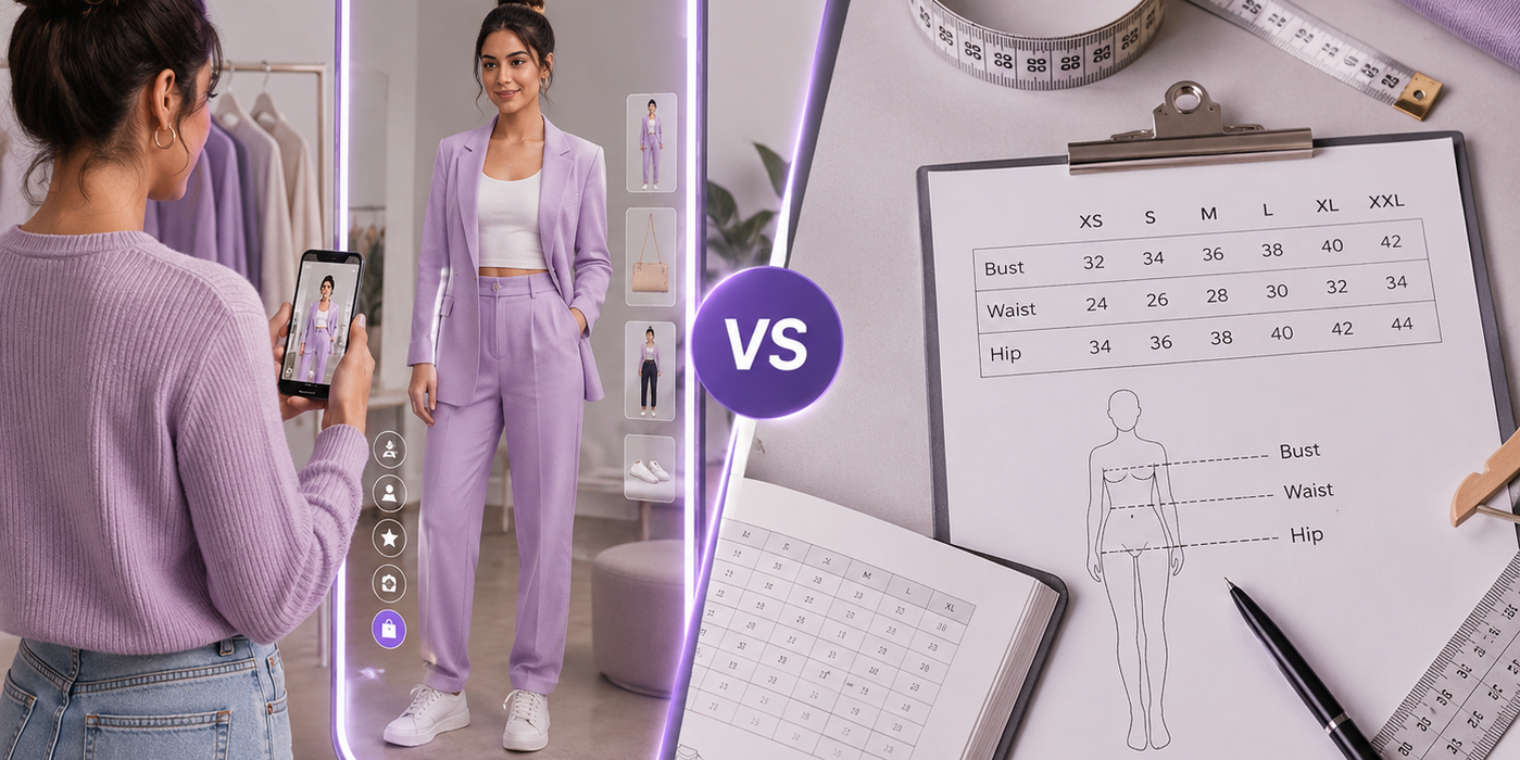 Virtual Try-On vs Size Charts: 10.5x Better Conversion