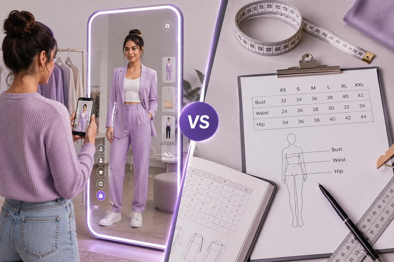 Virtual Try-On vs Size Charts: 10.5x Better Conversion