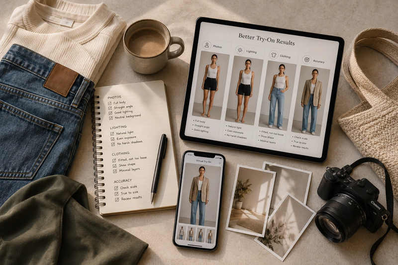 How to Get Better Virtual Try-On Results: Photos, Lighting, Clothing and Accuracy
