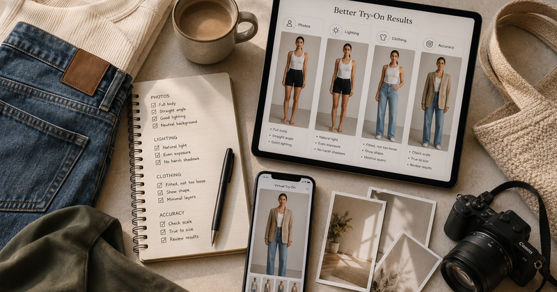 How to Get Better Virtual Try-On Results: Photos, Lighting, Clothing and Accuracy