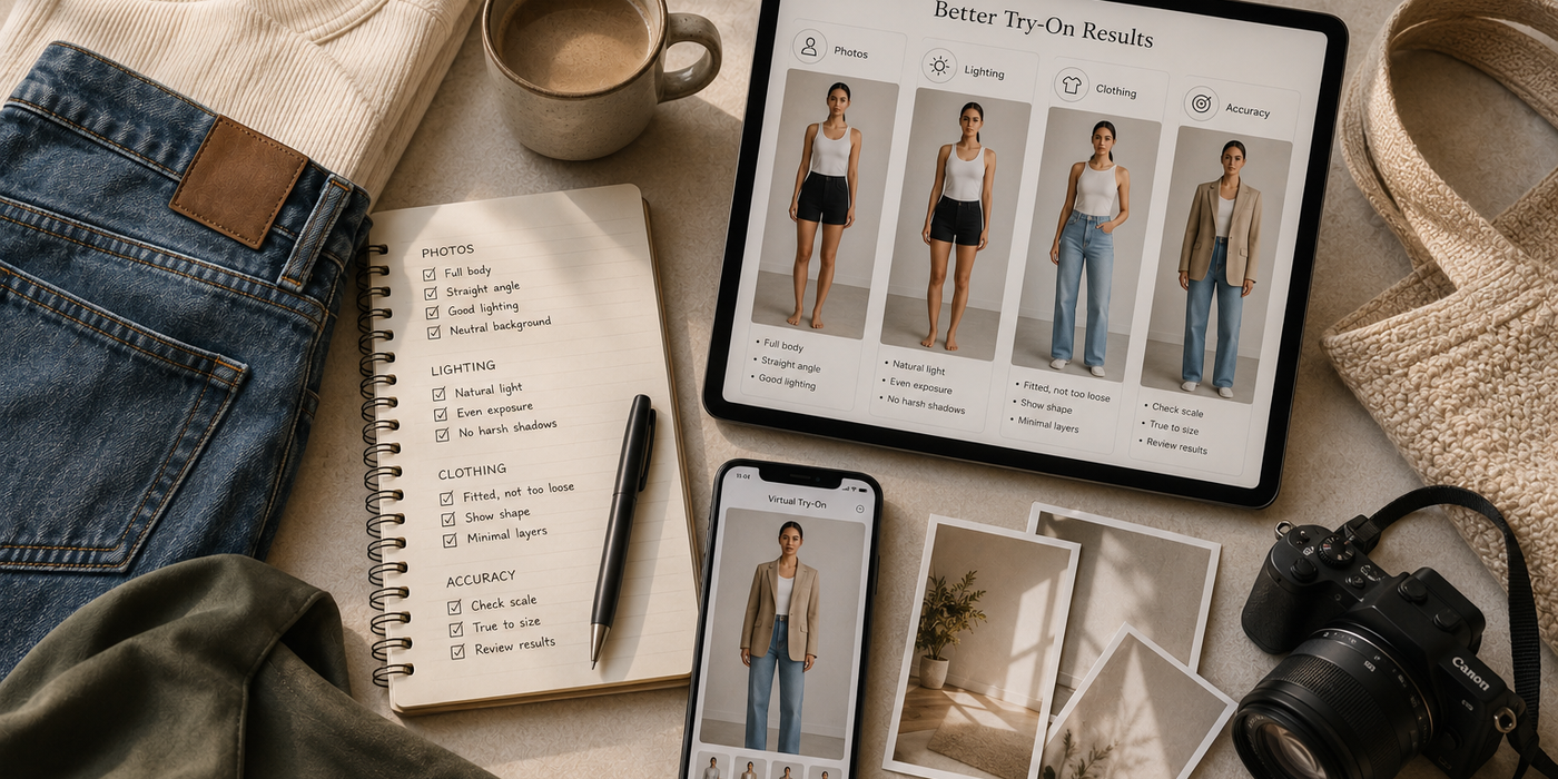 How to Get Better Virtual Try-On Results: Photos, Lighting, Clothing and Accuracy
